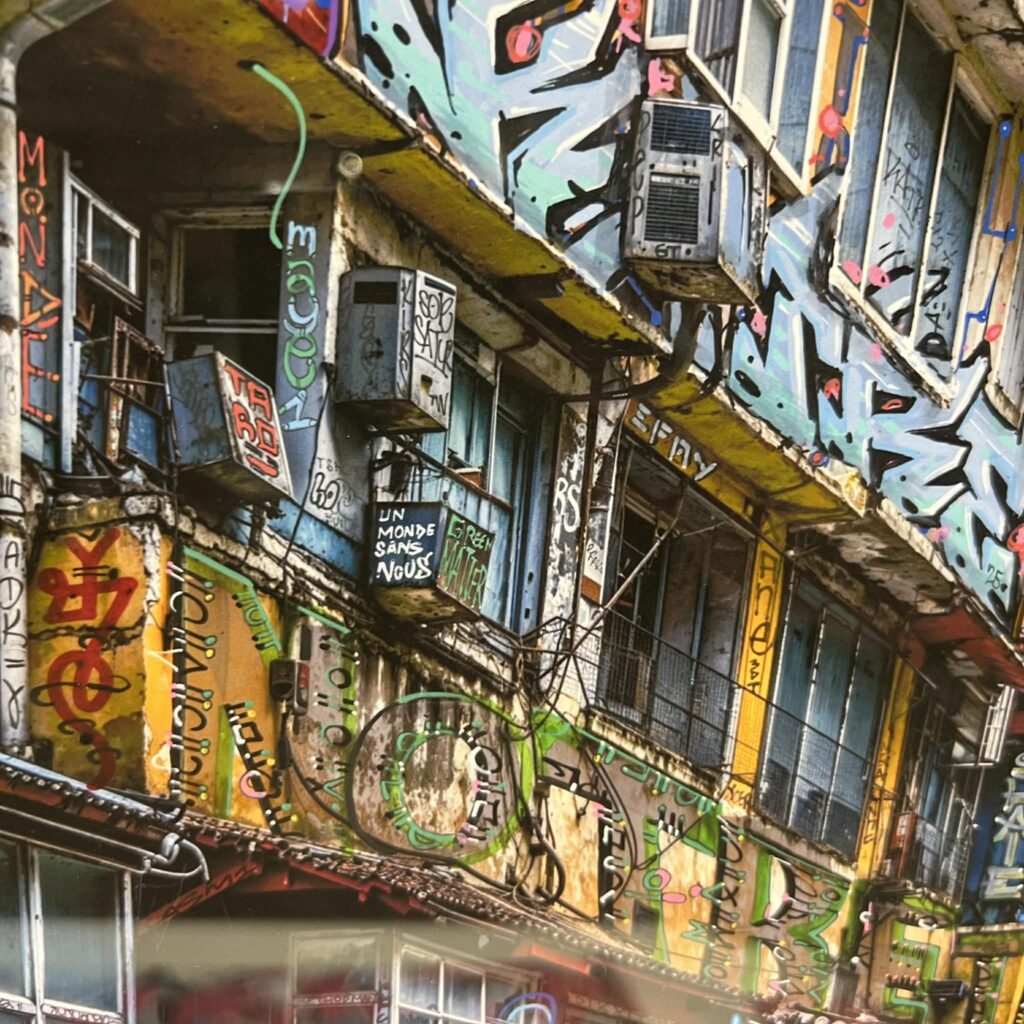 Solidarit'art - vente aux enchères street art - Posca sur photo